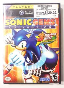 jeu NINTENDO GAMECUBE SONIC GEMS COLLECTION